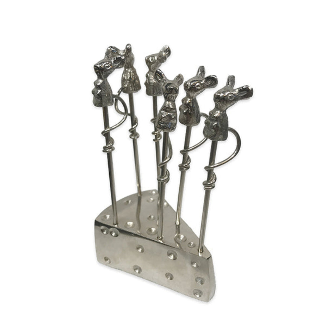 Culinary Concepts Mouse Olive Picks And Cheese Wedge Holder