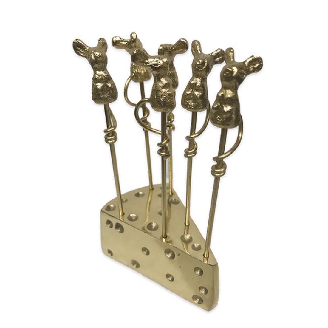 Culinary Concepts Mouse Olive Picks And Cheese Wedge Holder