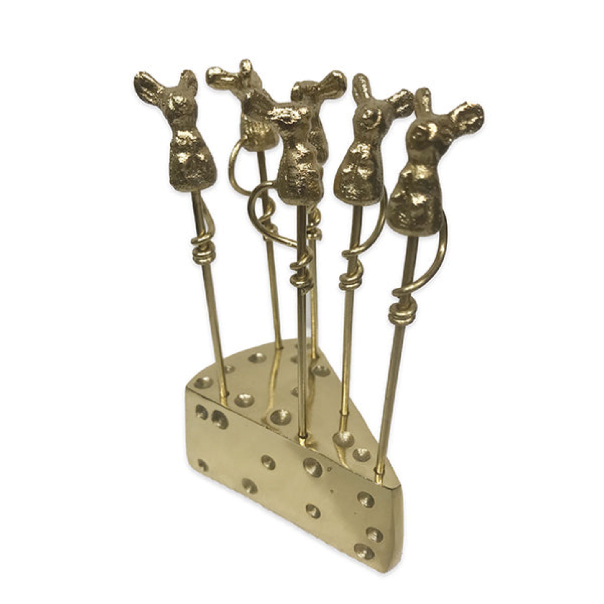 Culinary Concepts Mouse Olive Picks And Cheese Wedge Holder