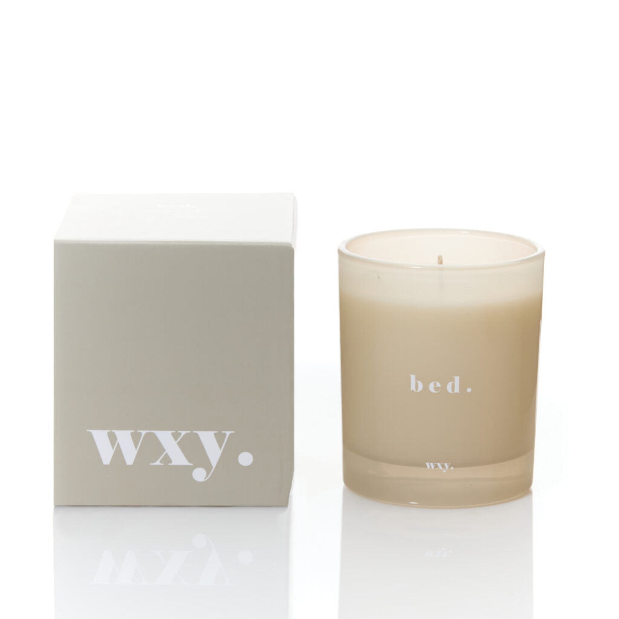 wxy. Mini Classic 8oz Bed Candle Warm Musk &amp; Black Vanilla