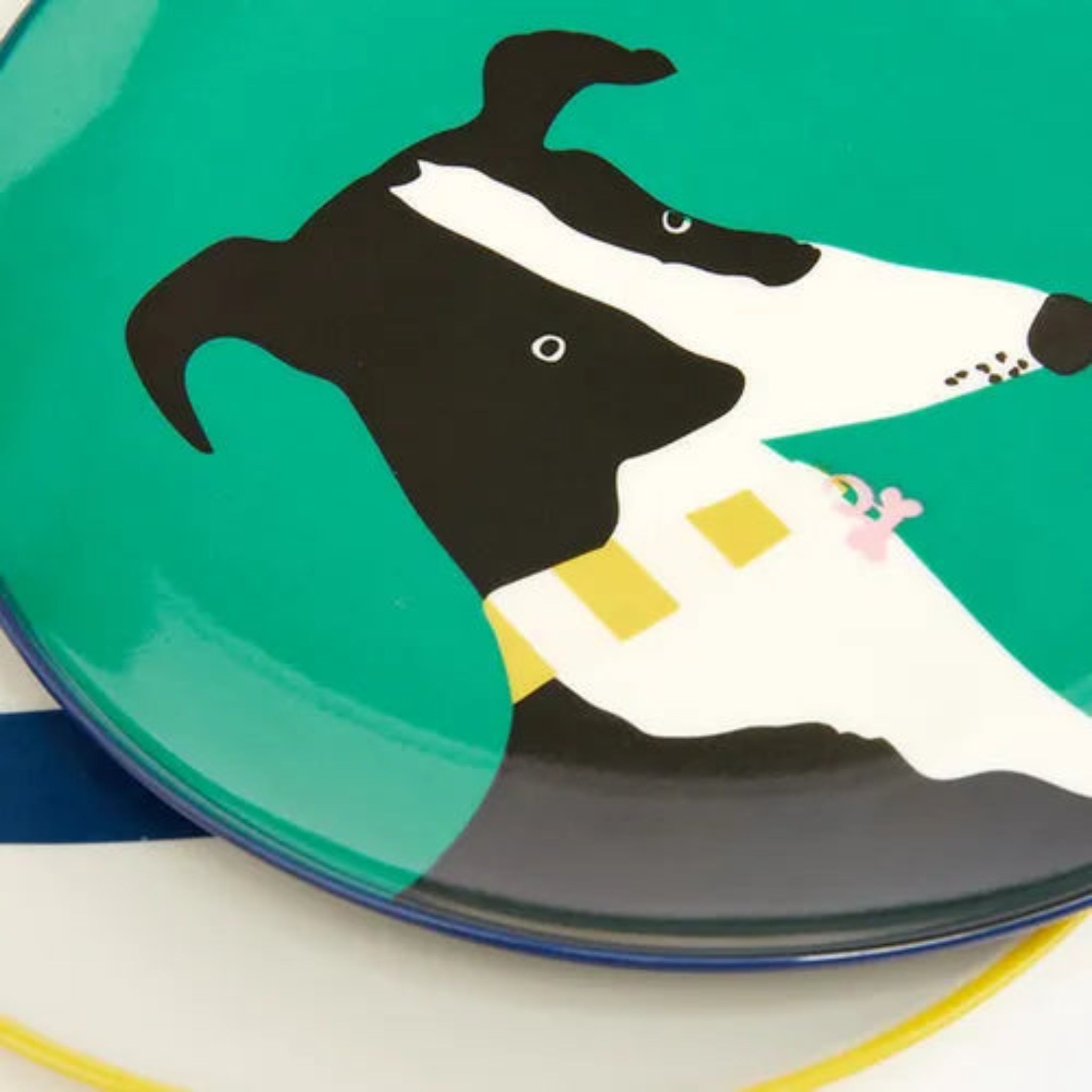 Joules Brightside Doris The Dog Set Of 2 Side Plates