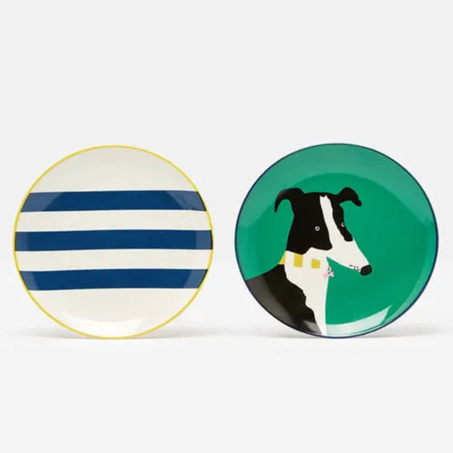 Joules Brightside Doris The Dog Set Of 2 Side Plates