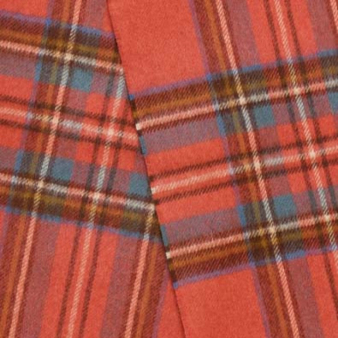a close-up of a plaid fabric