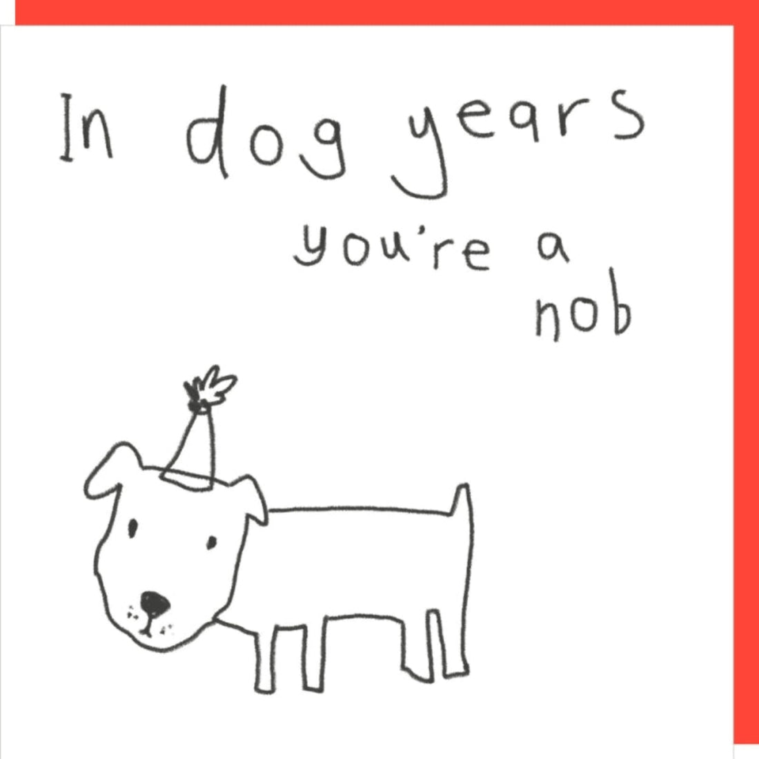 Rosie Made A Thing Dog Years Birthday Card