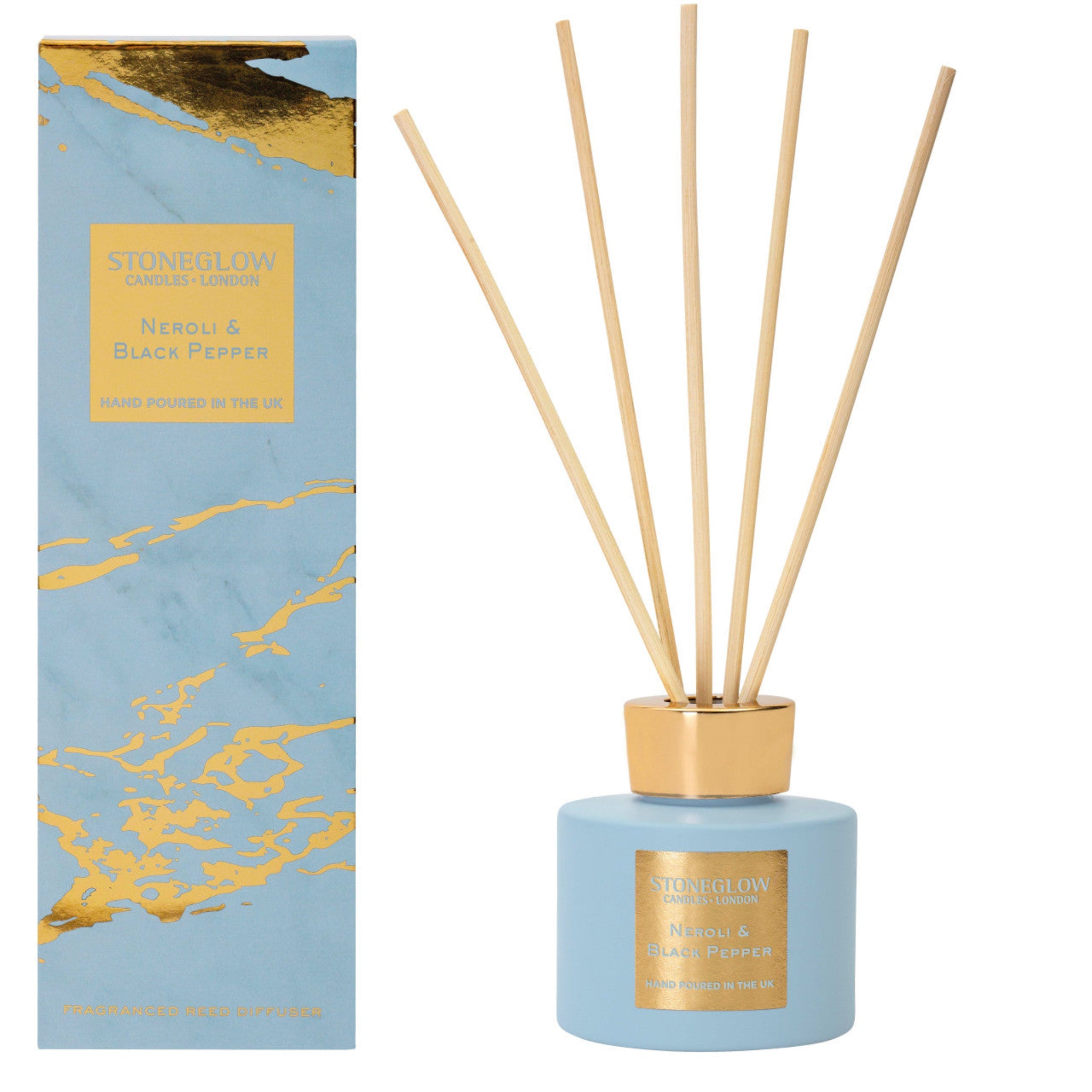 Stoneglow Luna Range Reed Diffuser - Neroli &amp; Black Pepper