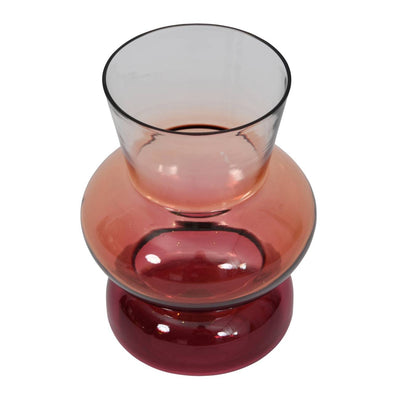 Libra Company Elise Blush Pink Ombre Glass Vase