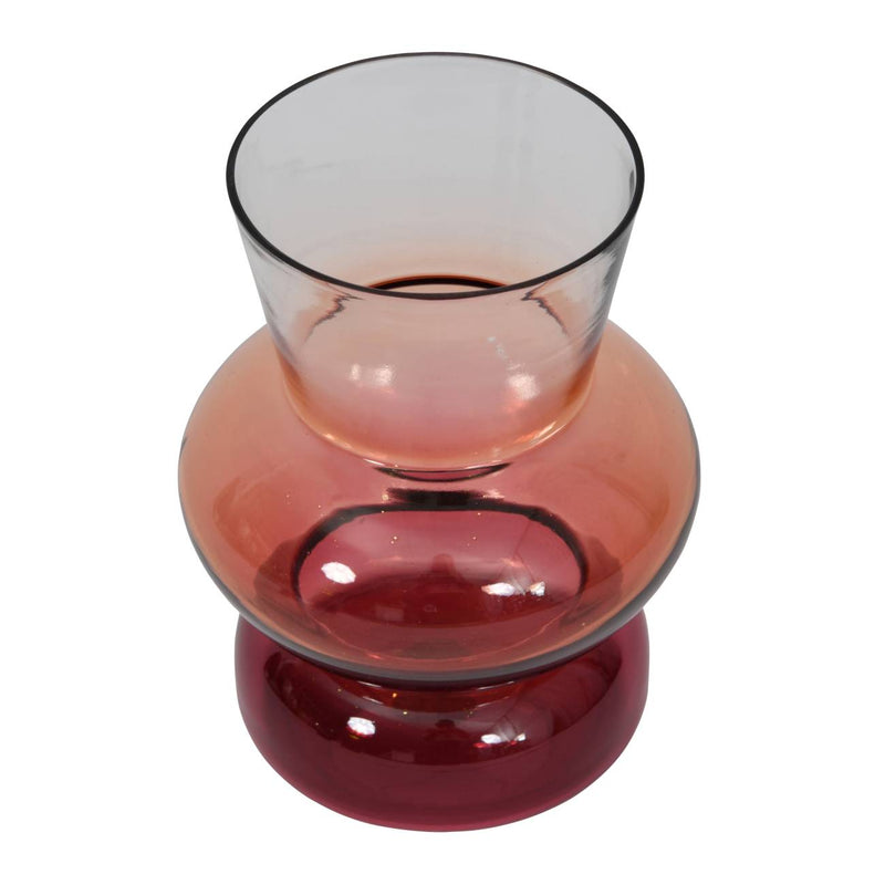 Libra Company Elise Blush Pink Ombre Glass Vase