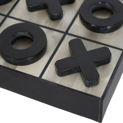 Libra Chollerford Bone Inlay Noughts and Crosses Game