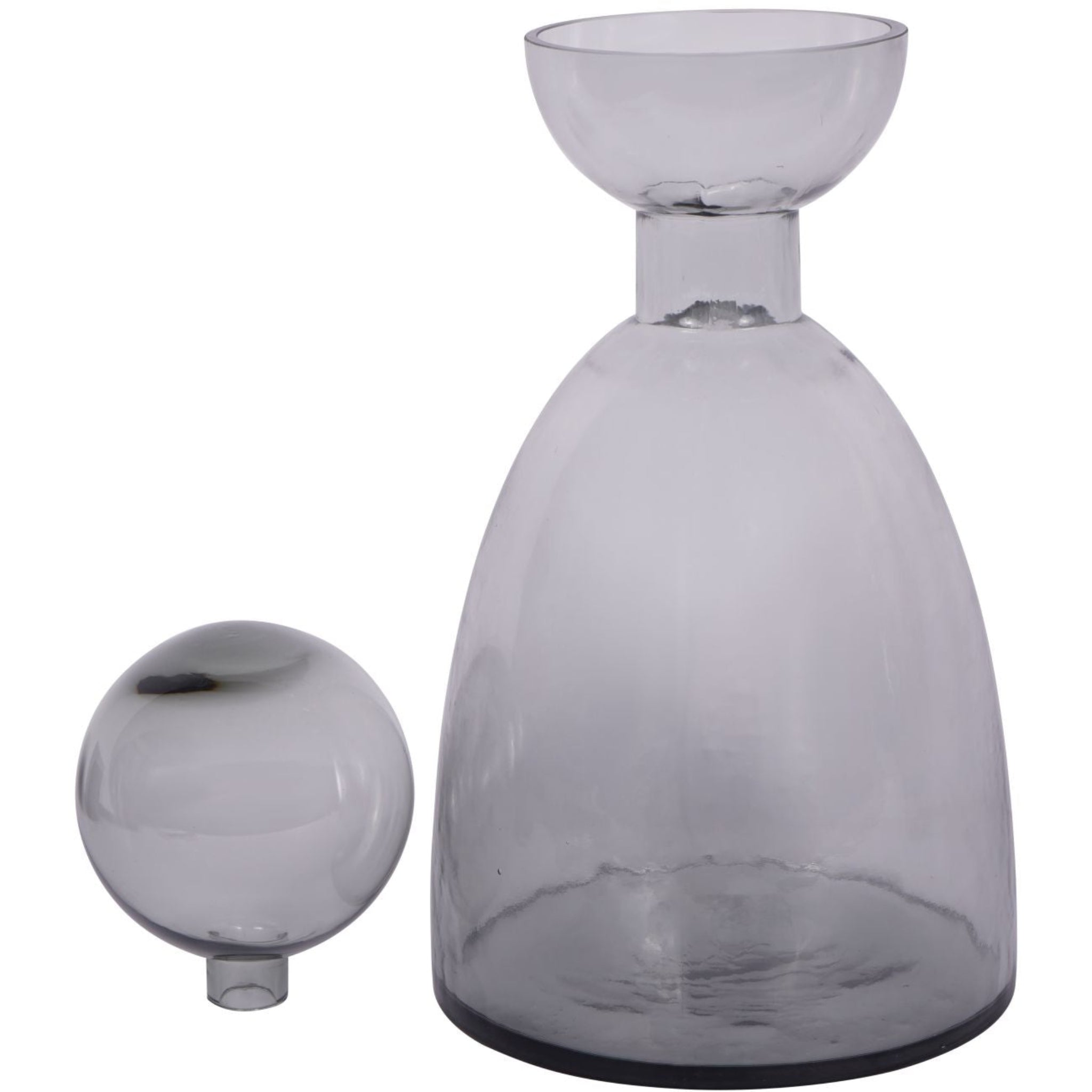 Libra Vitrum Smoked Bottle Vase 37cm