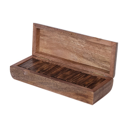 Libra Pryce Mango Wood Domino Game