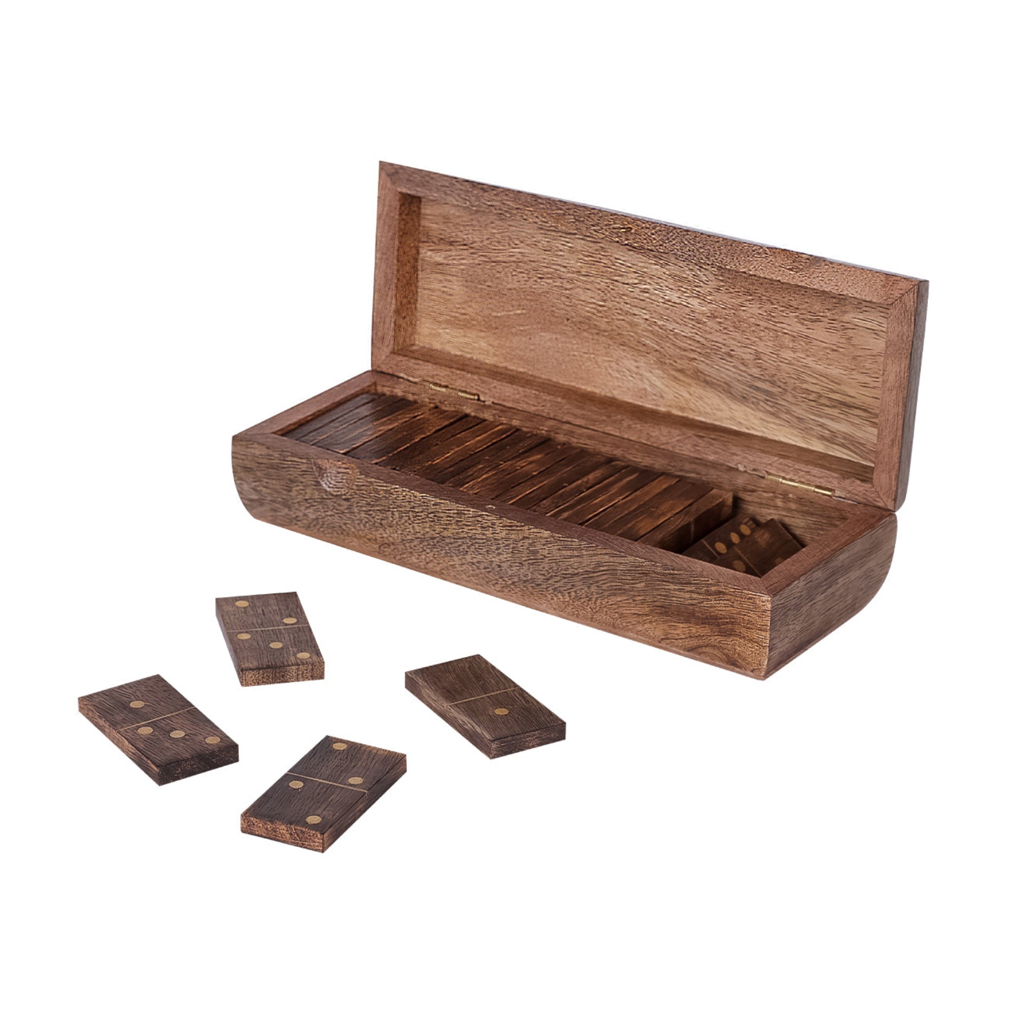 Libra Pryce Mango Wood Domino Game 