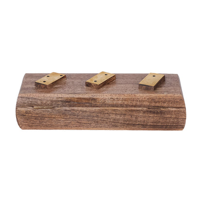 Libra Pryce Mango Wood Domino Game