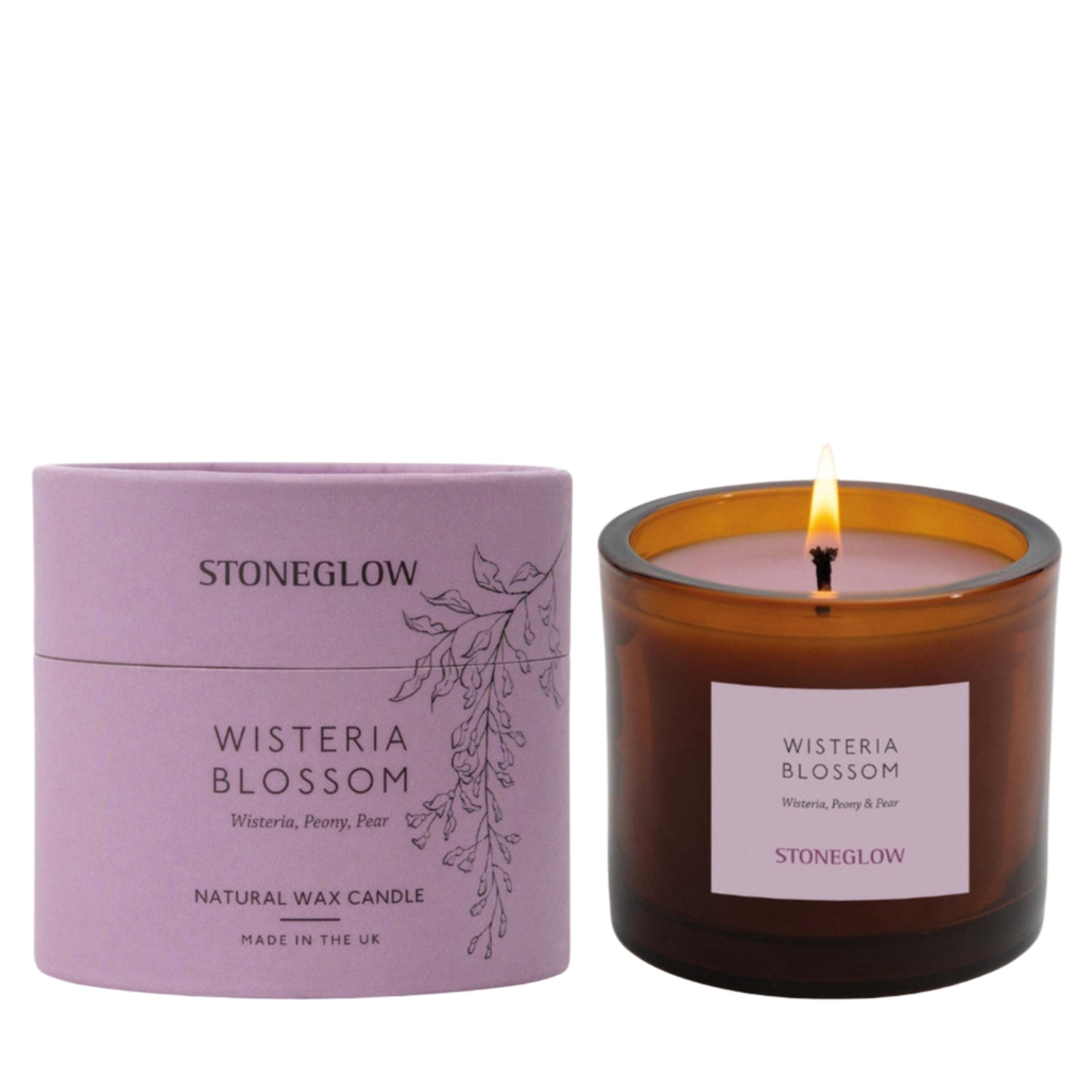 Stoneglow The Walled Garden Wisteria Blossom Candle 210g