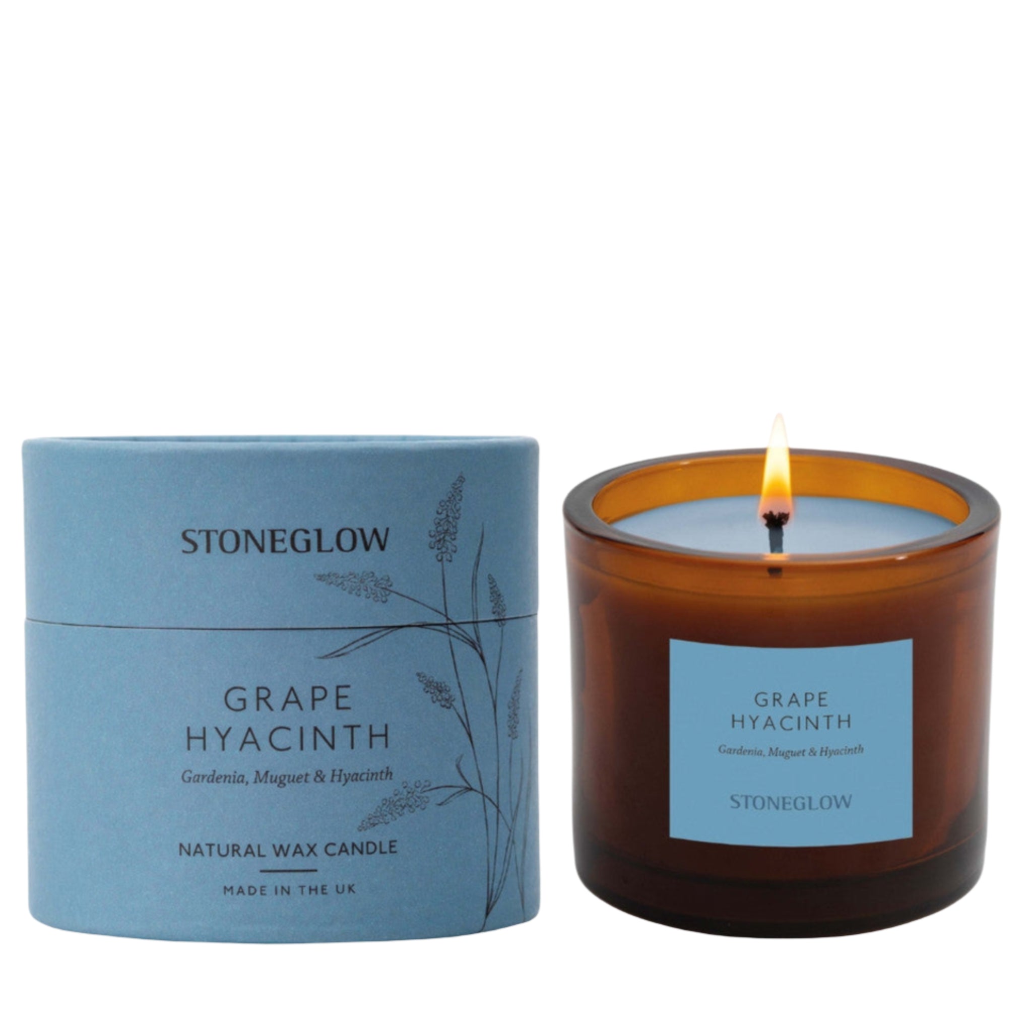 Stoneglow The Walled Garden Grape Hyacinth Candle 210g