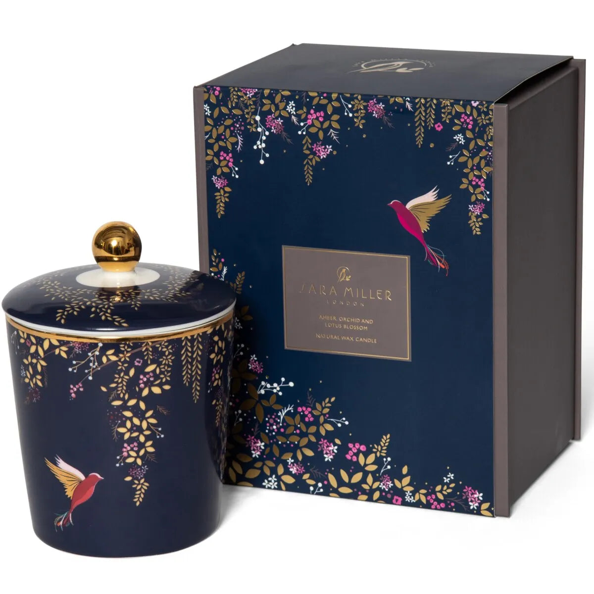 Sara Miller Amber Orchid &amp; Lotus Blossom Candle 260g