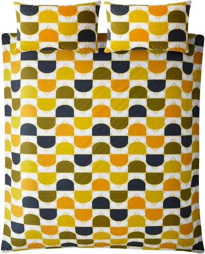 Orla Kiely Block Stem Duvet Cover Lemon Super King