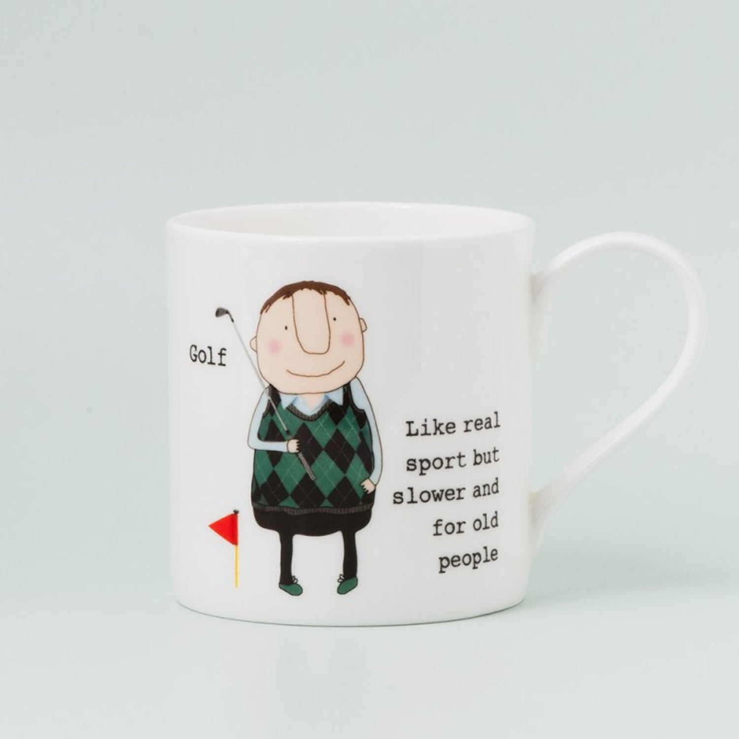 Rosie Made A Thing Golf Mug 