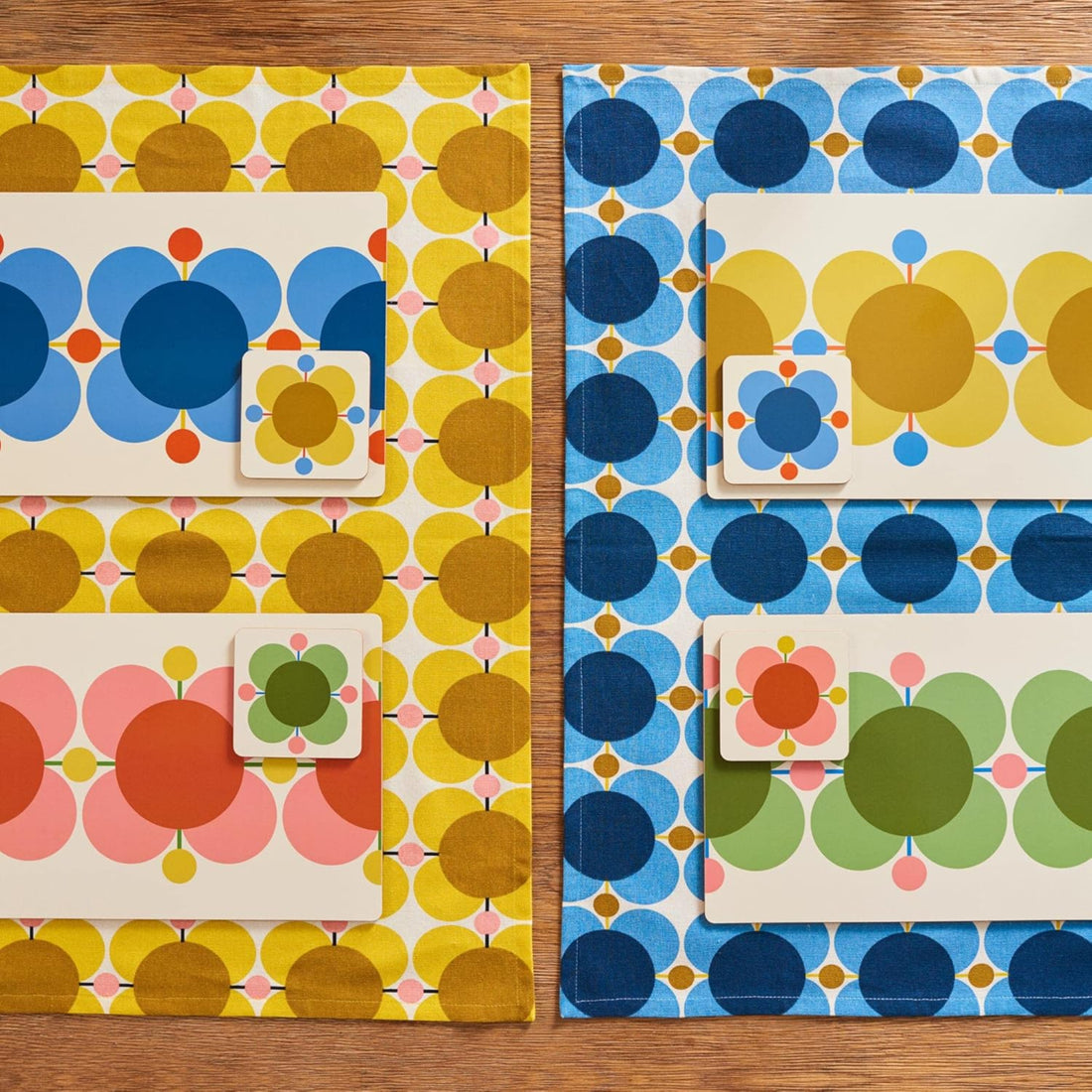 Orla Kiely Atomic Flower Placemats Set of 6