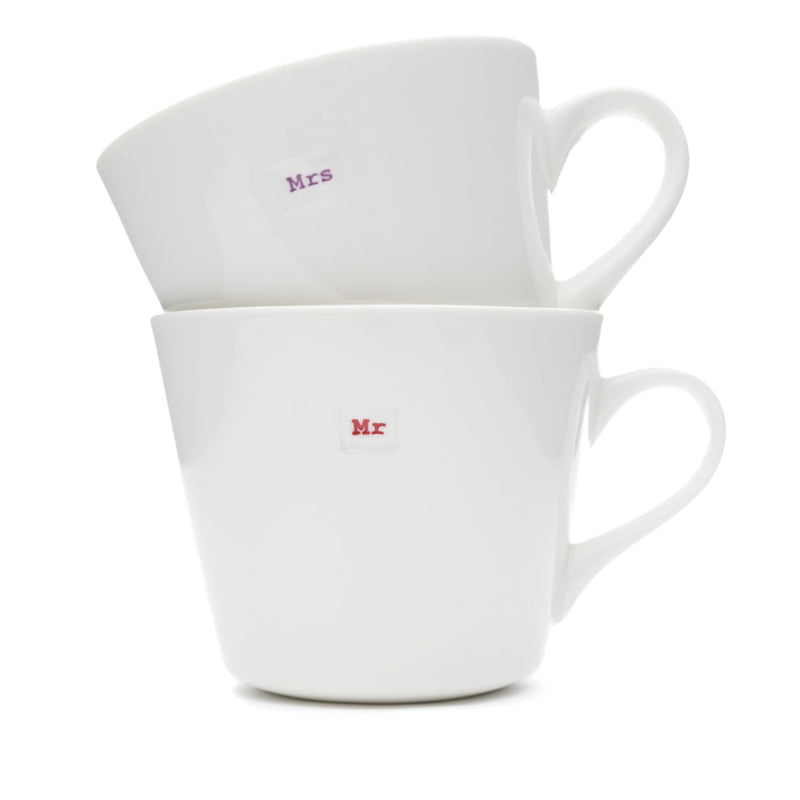 Keith Brymer Jones Pair Mr & Mrs Mug 350ml