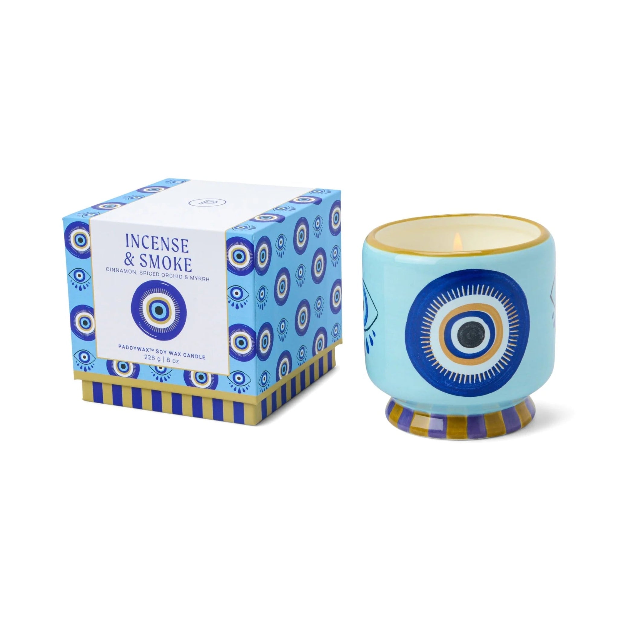 Paddywax Adopo Incense &amp; Smoke Candle 226g