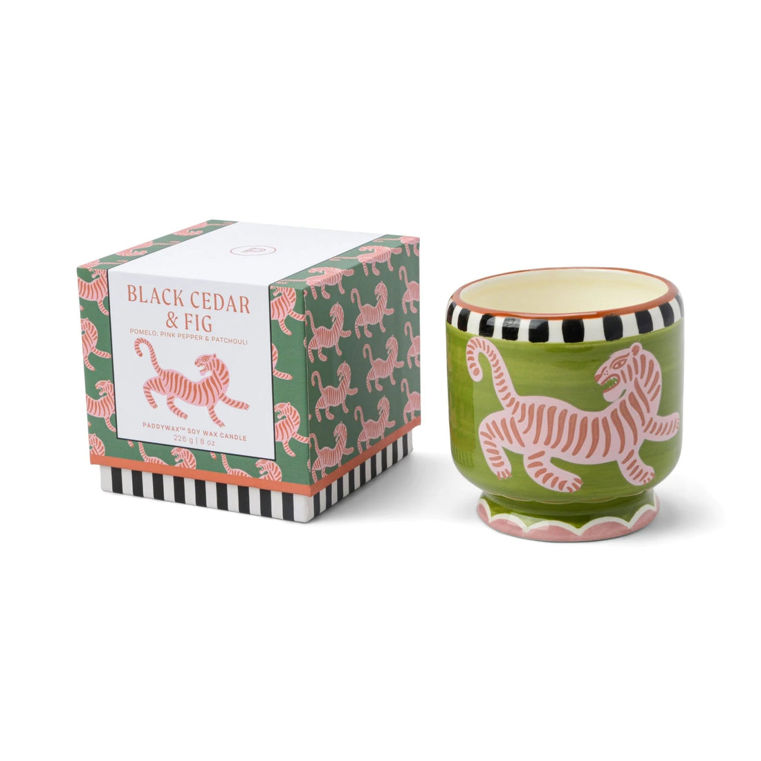 Paddywax A Dopo Tiger Black Cedar &amp; Fig Candle 226g