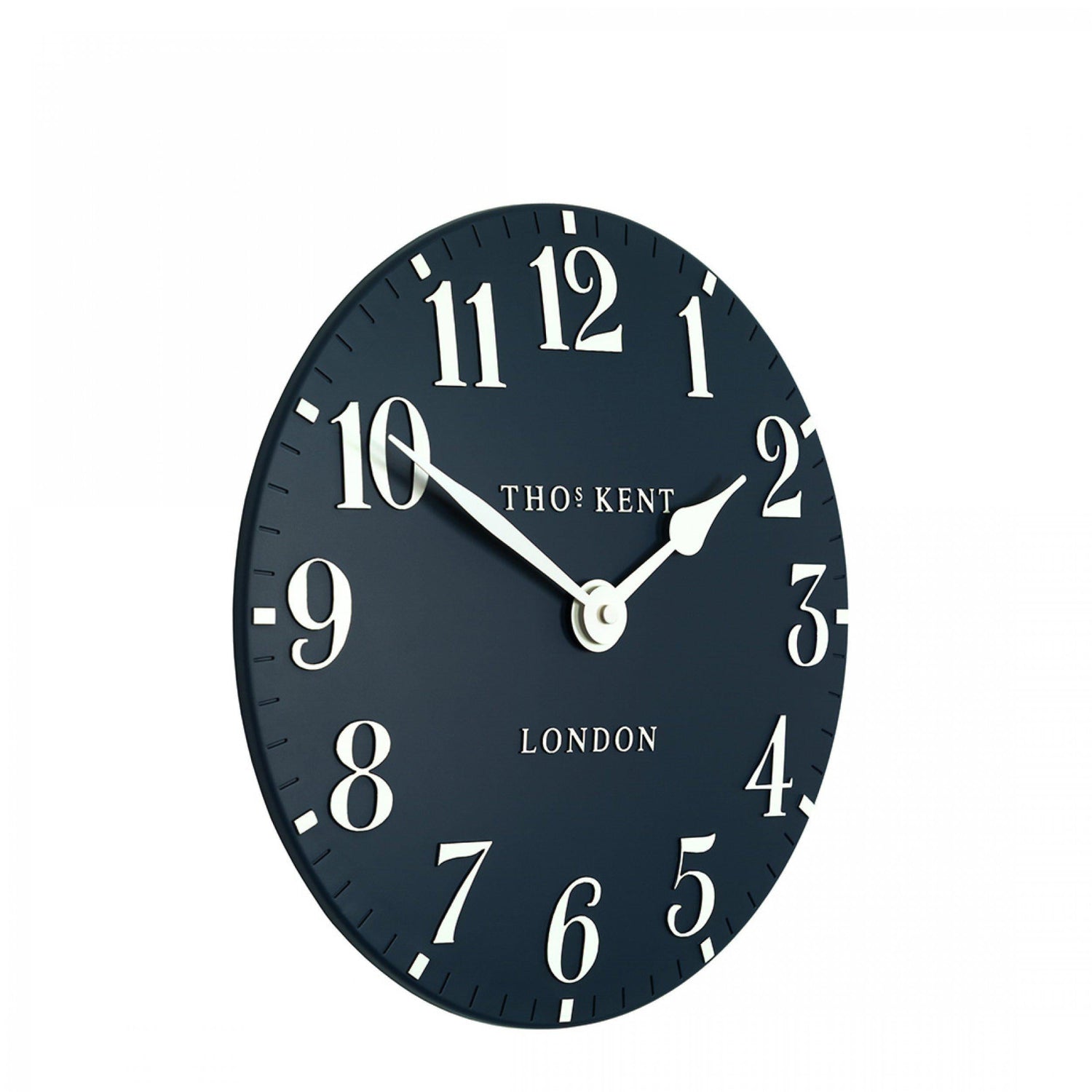 Thomas Kent Mulberry 12&quot; Wall Clock Ink