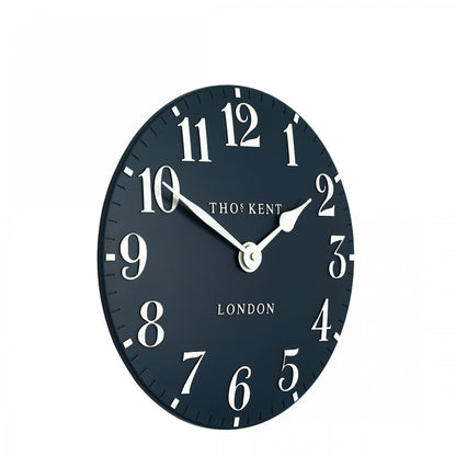 Thomas Kent Mulberry 12&quot; Wall Clock Ink