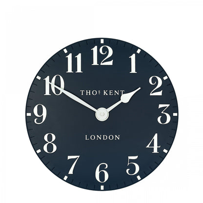 Thomas Kent Mulberry 12&quot; Wall Clock Ink