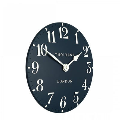 Thomas Kent Mulberry 12" Wall Clock Ink