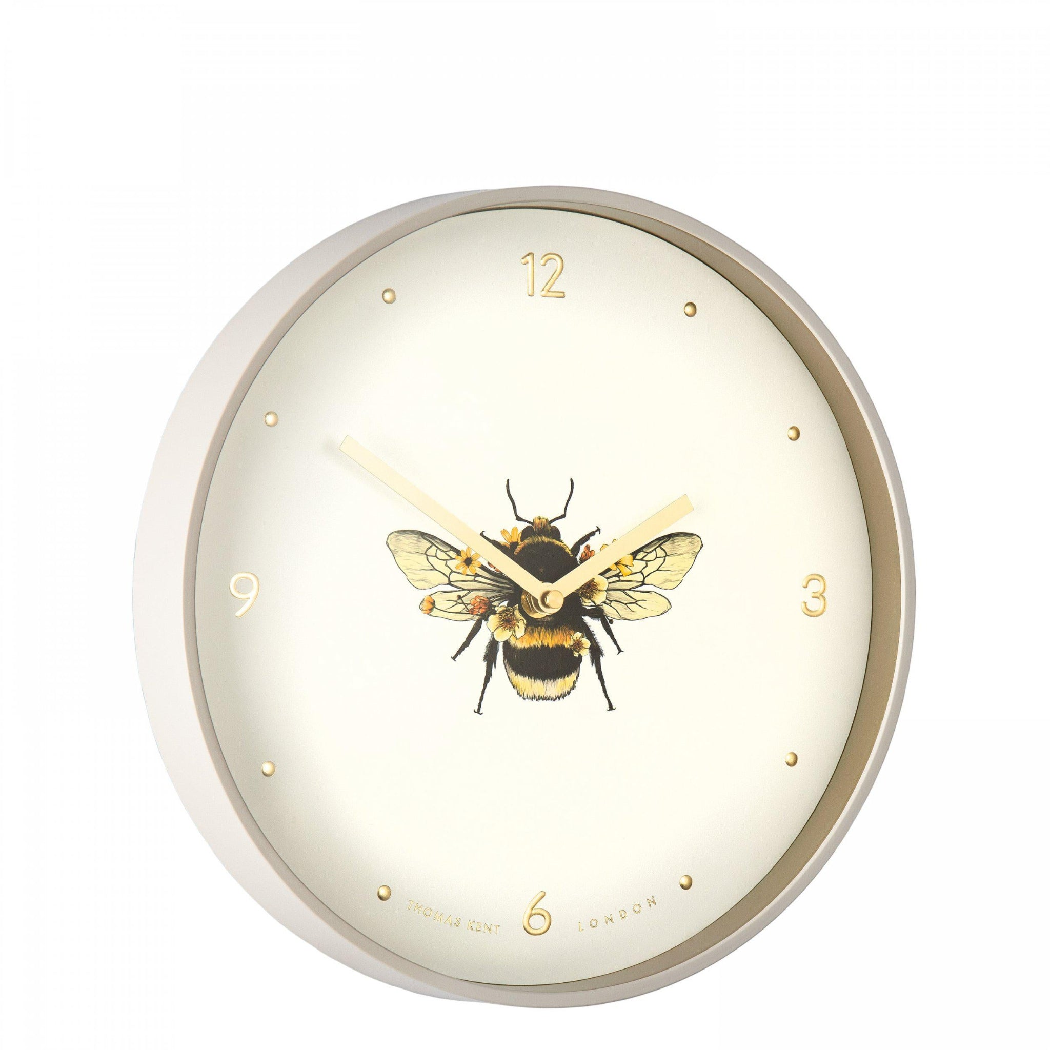 Thomas Kent 12&quot; Bee in Bloom Wall Clock