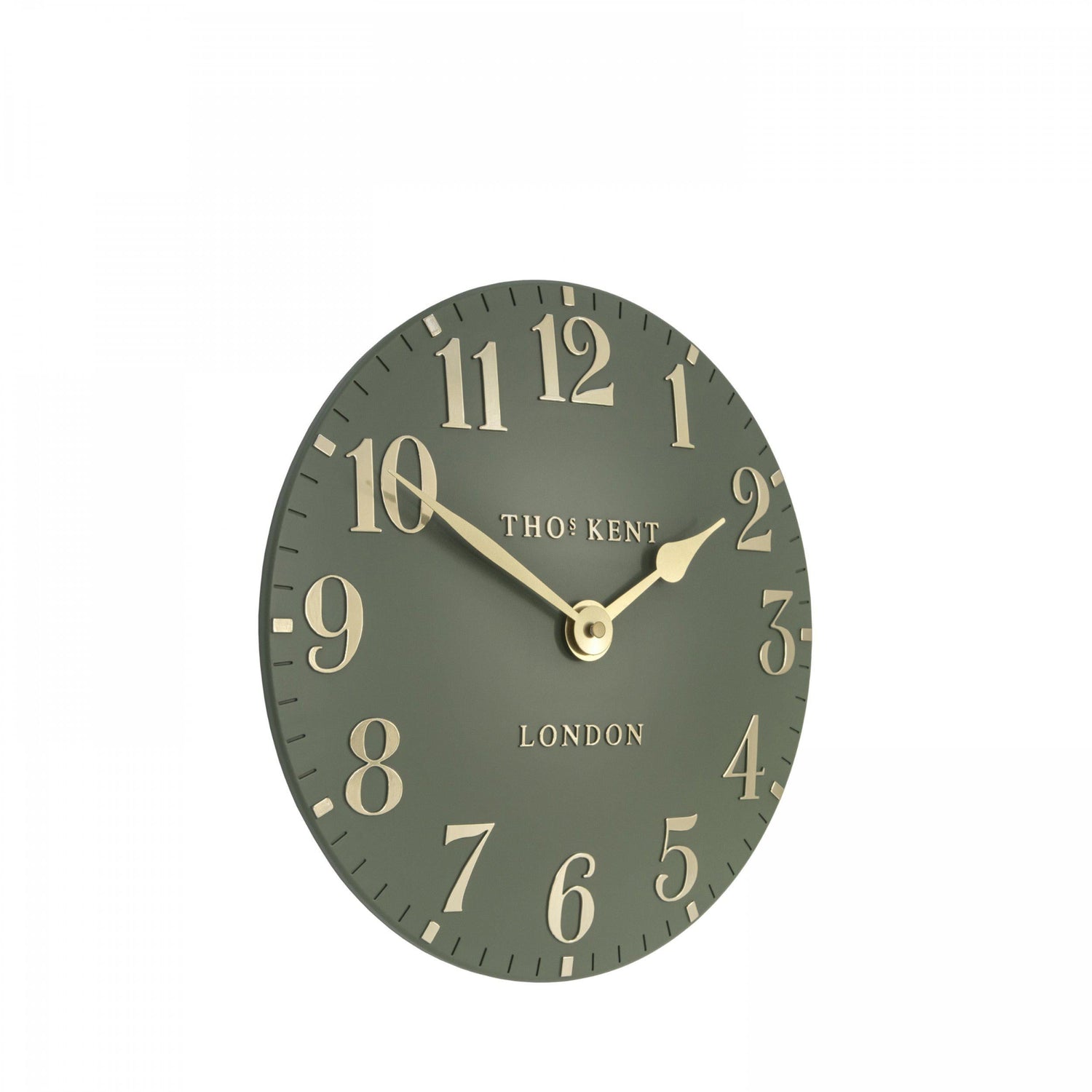 Thomas Kent 12&quot; Arabic Wall Clock Lichen Green