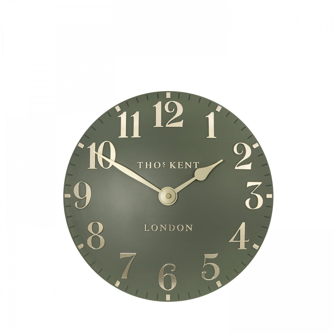 Thomas Kent 12&quot; Arabic Wall Clock Lichen Green