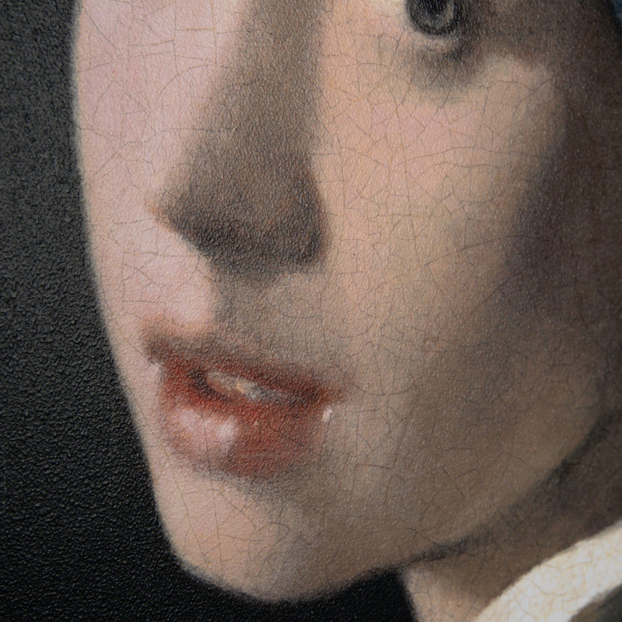 Girl With A Pearl Earring  close up