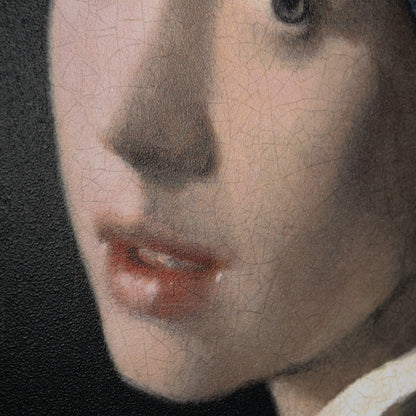 Girl With A Pearl Earring  close up