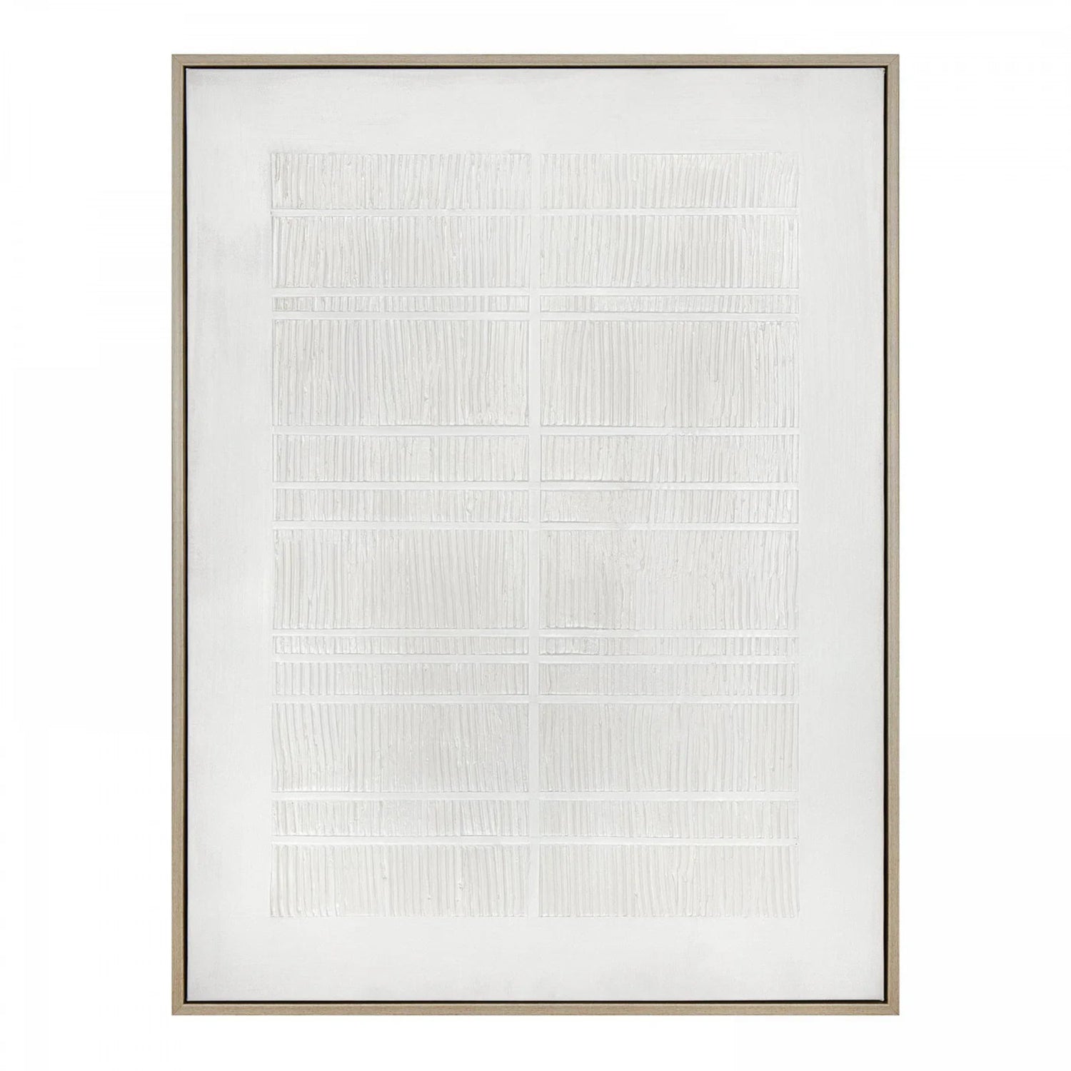 Framed abstract art with a white background