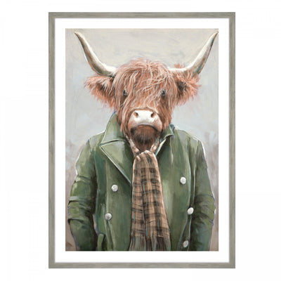 Angus Highland Cow by Adelene Fletcher