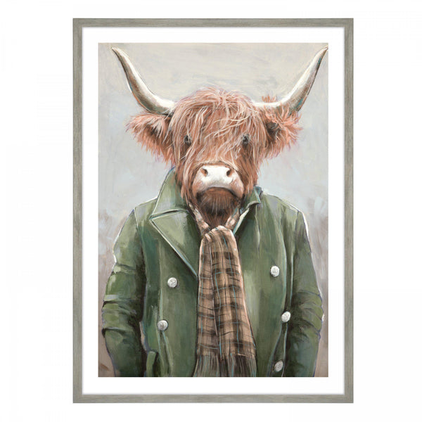 Angus Highland Cow by Adelene Fletcher 50cm x 70cm