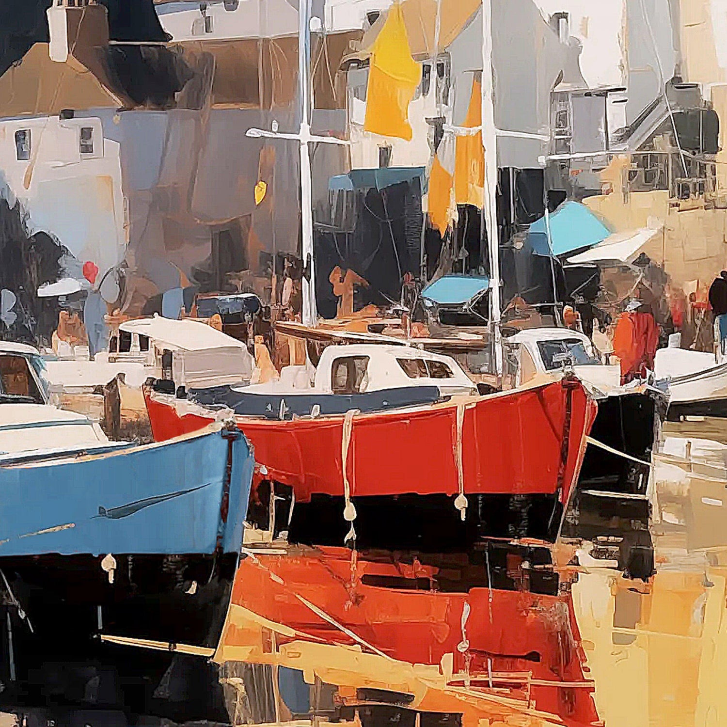 Harbour Glow by Joanne Lea close up