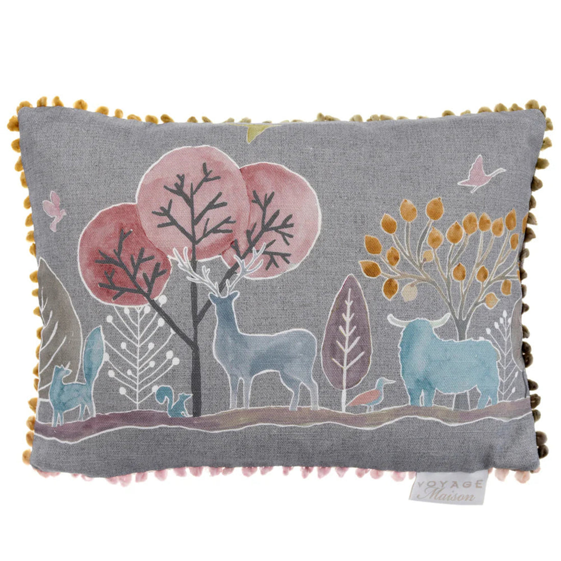 Voyage Maison Ariundle Small Printed Cushion Cover Granite