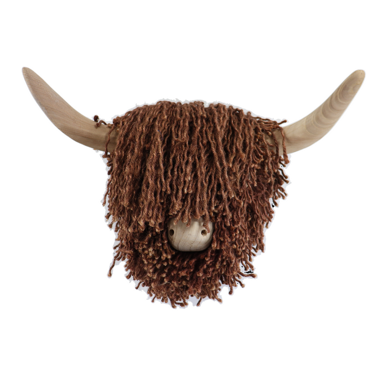 Aquarelle Elspeth Natural Jute Highland Cow - Medium