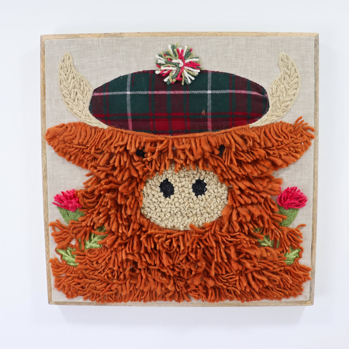 Aquarelle Home Crispin Highland Cow Wall Art