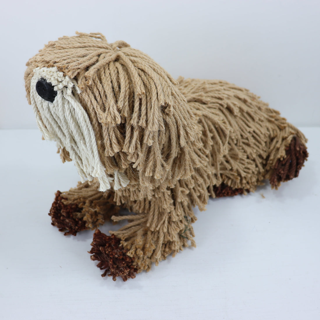 Aquarelle Home Daisy Dog Laying Down Natural/Cream