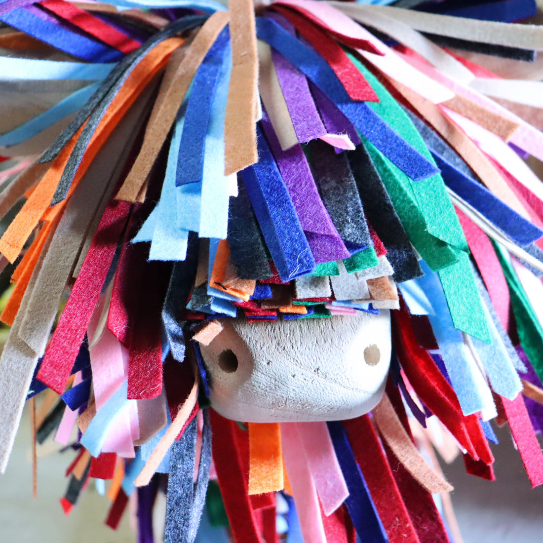 Aquarelle Home Morag Highland Cow Sculpture Wool Felt Multi