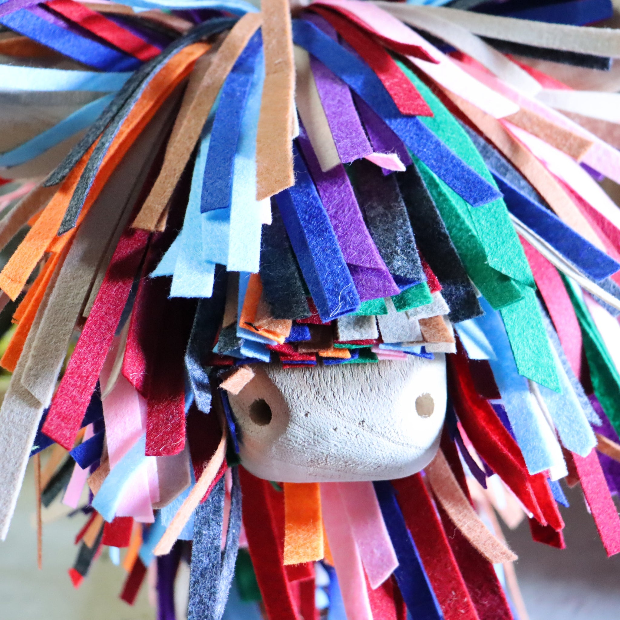 Aquarelle Home Morag Highland Cow Sculpture Wool Felt Multi