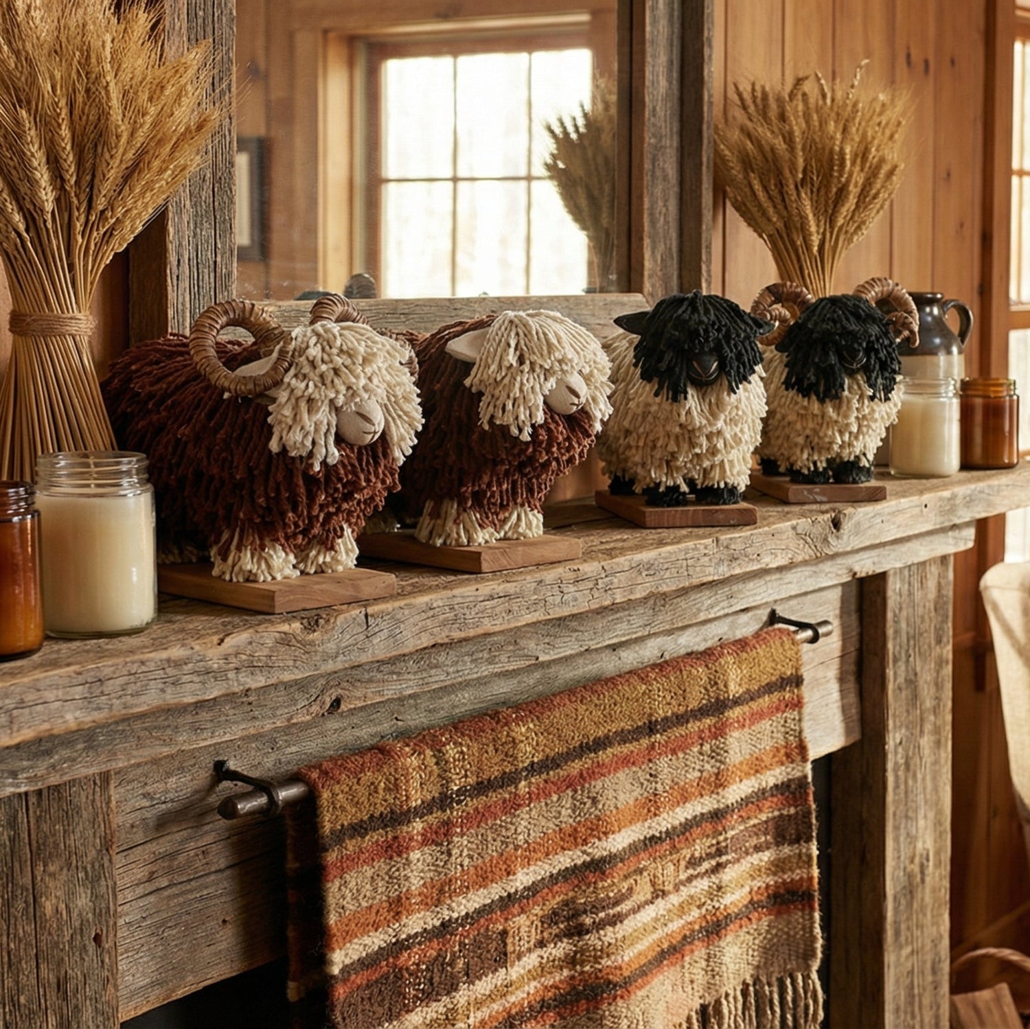 Aquarelle Home Sadie or Rupert Sheep Small in a country home