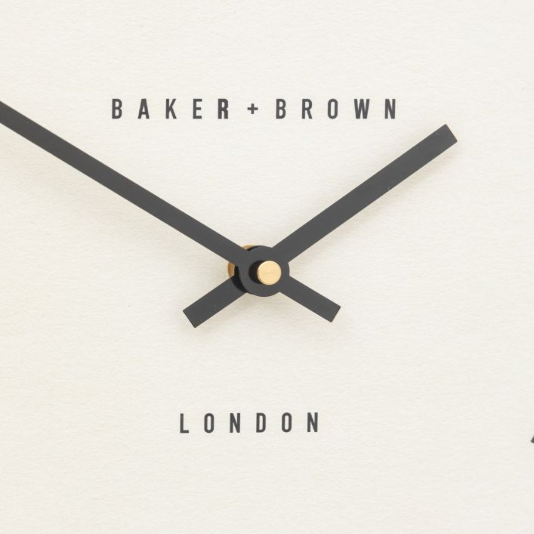 Wall clock with &