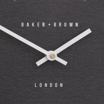 Baker &amp; Brown Claremont Wall Clock Chrome