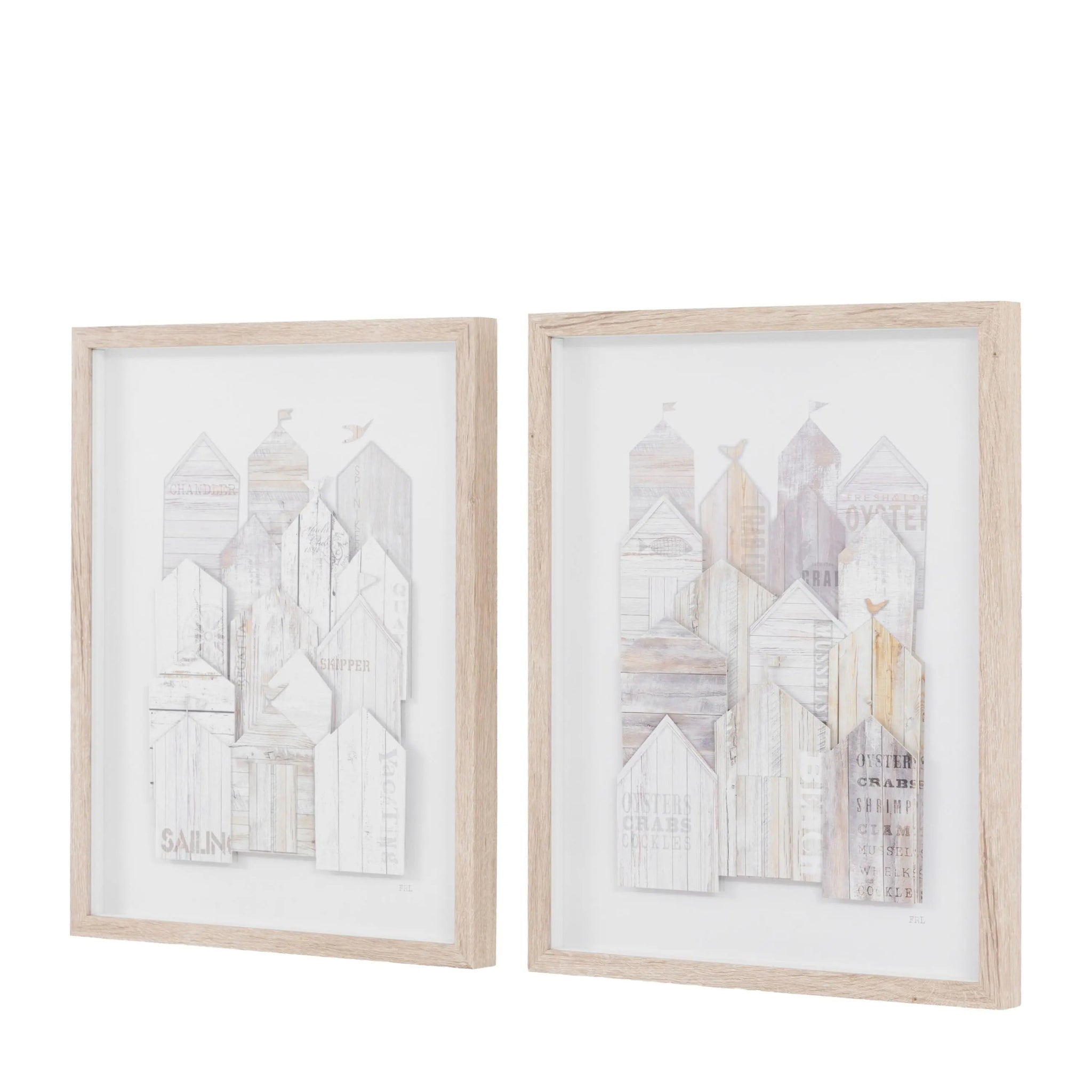 Beach Retreat Framed Art Set of 2 by Faye Reynolds-Lydon