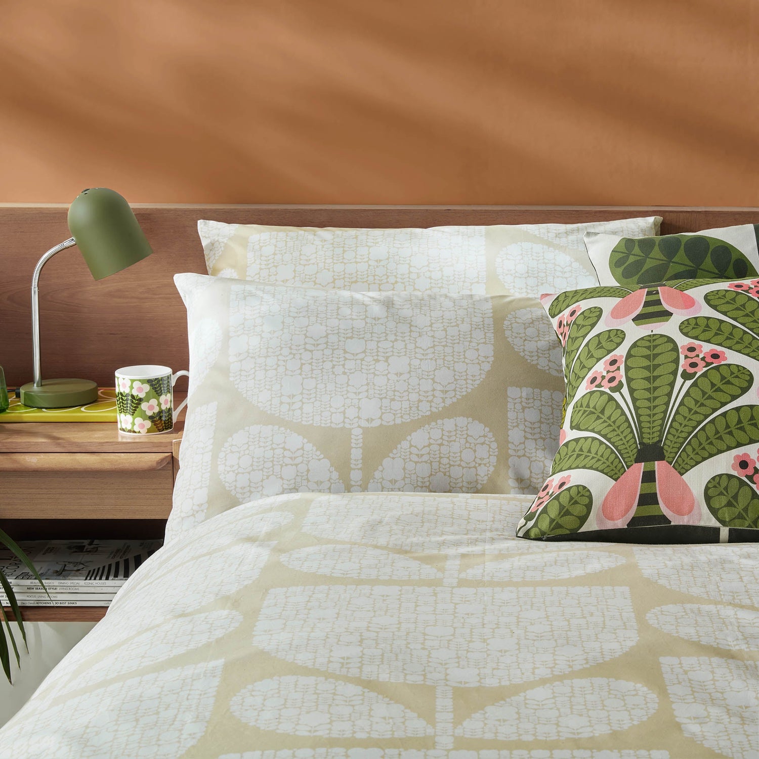 Orla Kiely Duvet Set Block Garden Cream