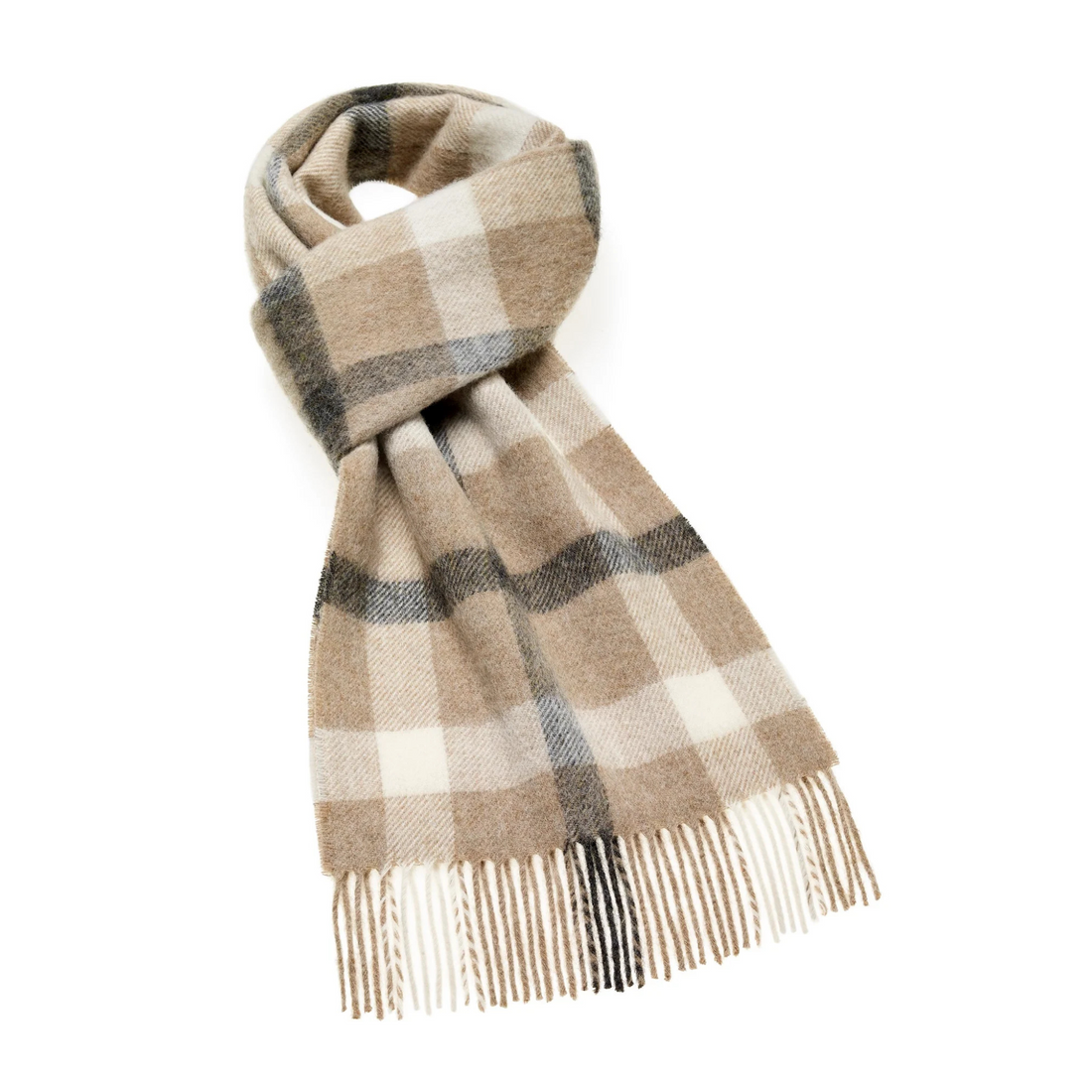 Bronte by Moon Blyth Scarf Natural 25cm x 190cm